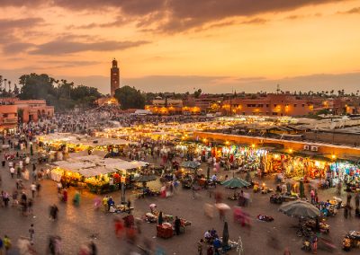 tour of couples in Marrakech, Morocco